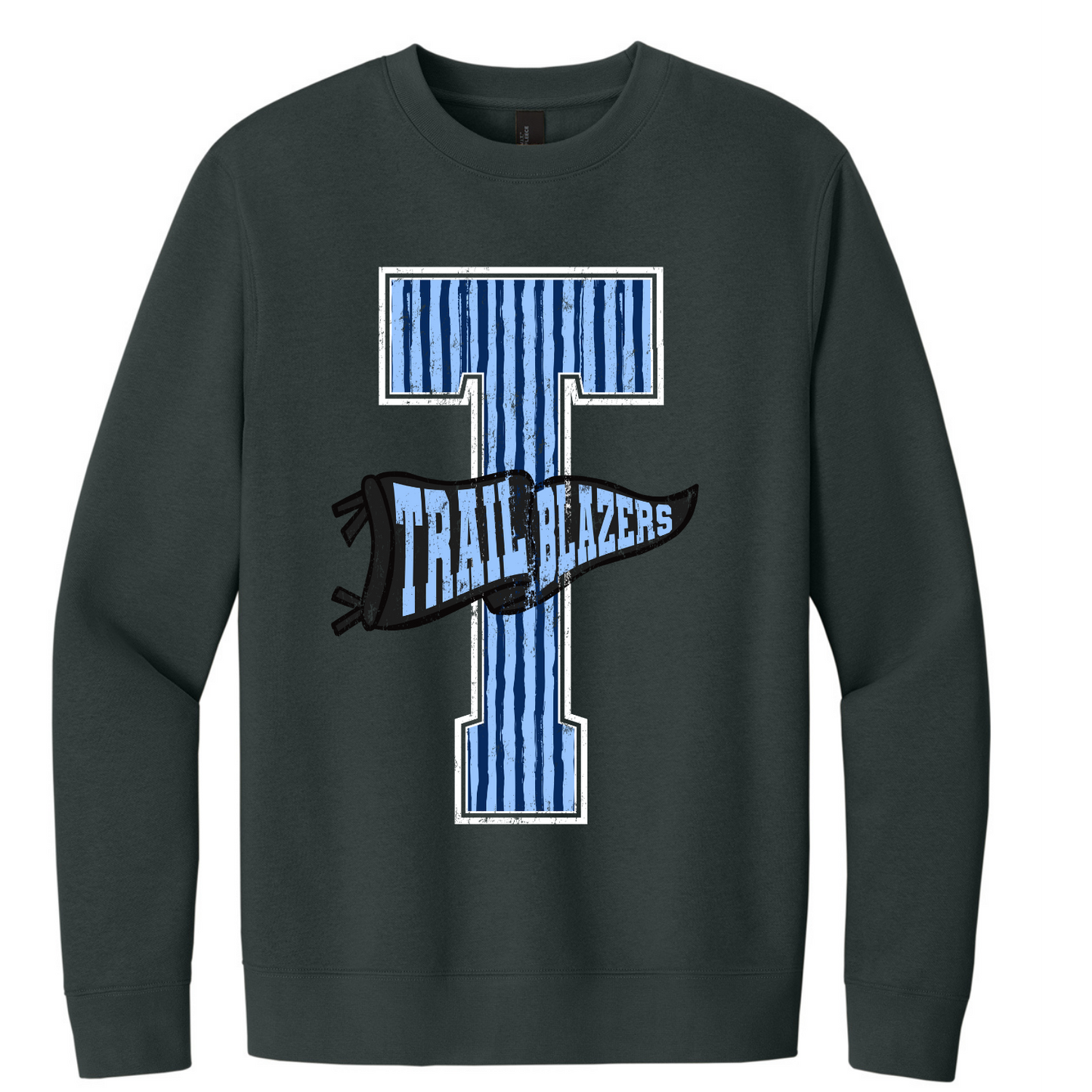 Trailblazers Pennant Fleece Crew Sweatshirt (Adult)
