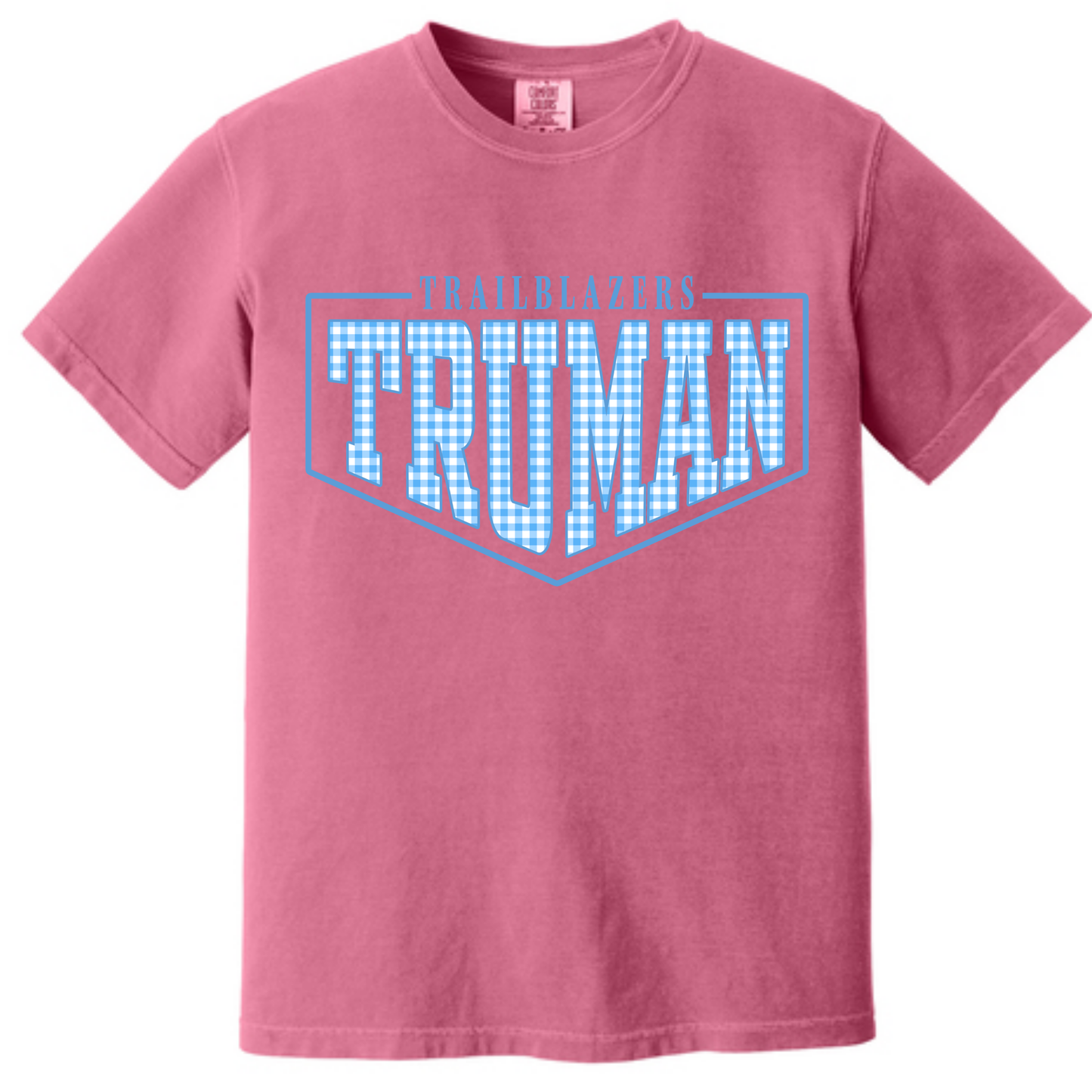 Truman Gingham Comfort Colors S/S Tee (Adult)