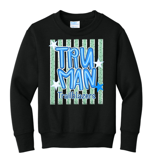 Neon Truman Fleece Crew Sweatshirt (Kids)