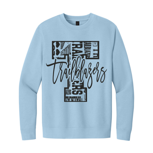 Emblazoned Fleece Crew Sweatshirt (Adult)