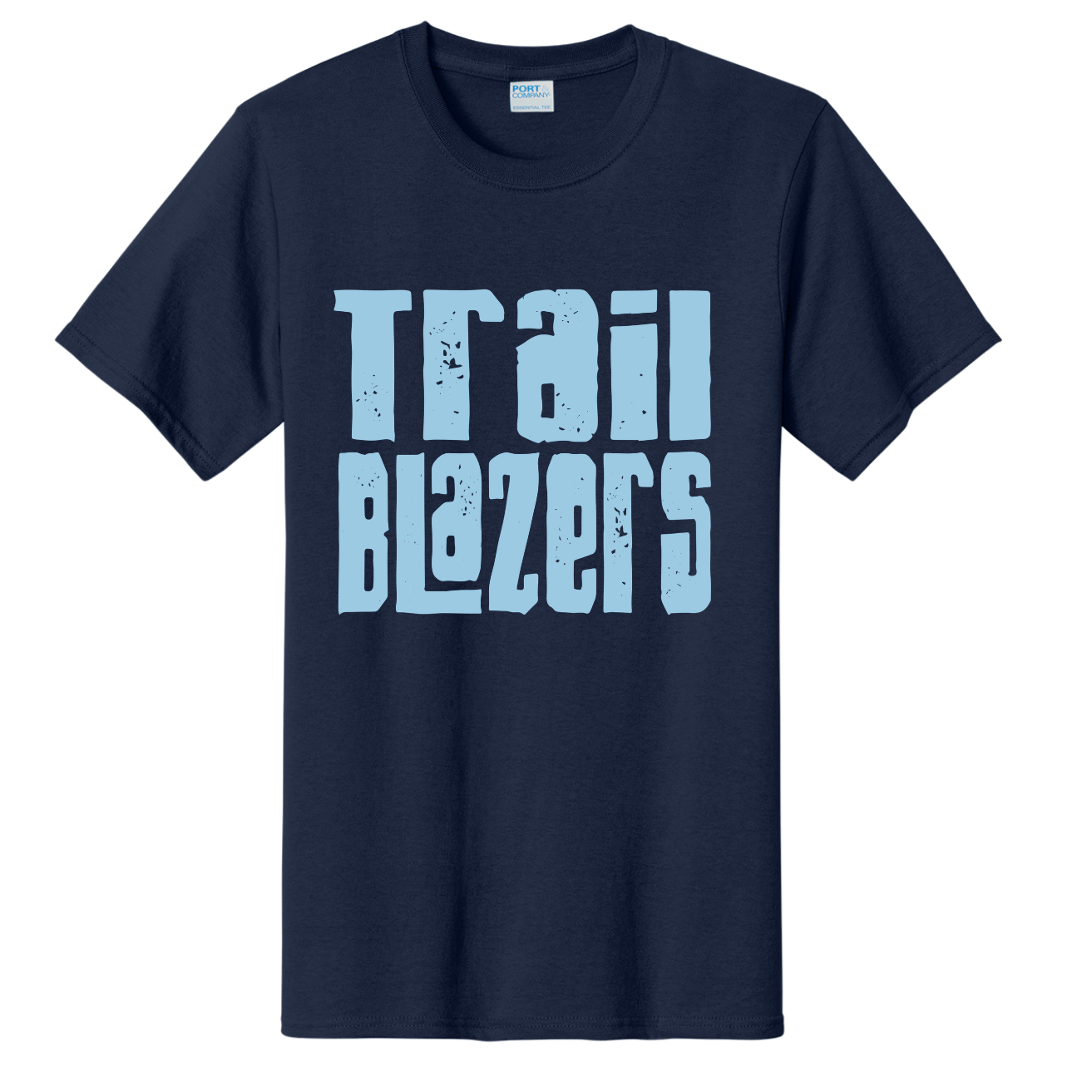 Trailblazers Block Tee Port & Co (Adult & Kids)