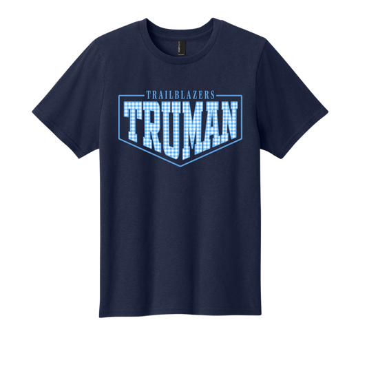 Truman Gingham Port & Co S/S Tee (Kids)