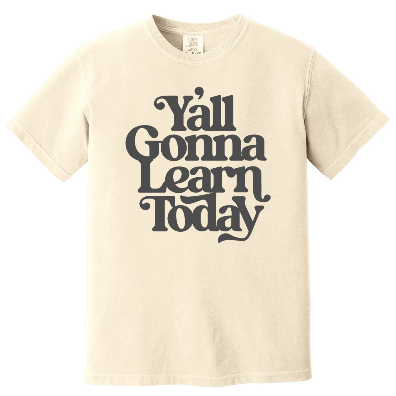 Y'all Gonna Learn Today Comfort Colors S/S Tee (Adult)